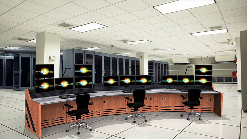 Summit Enterprise Control Room Furniture Rendering