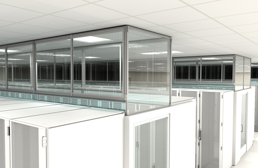 Hot and Cold Aisle Containment Systems cold aisle containment system with strip curtains