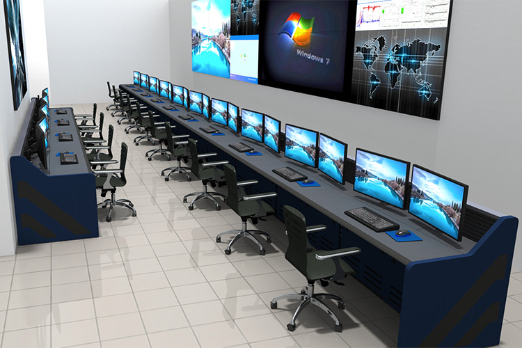 SCADA DCS Control Room Design Scada and DCS control room design rendering